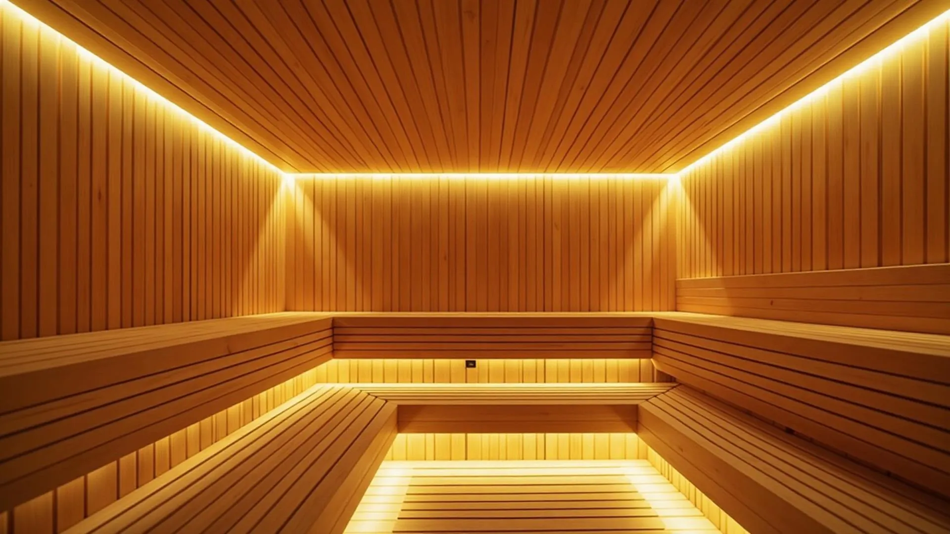A relaxing sauna environment promoting cardiovascular health